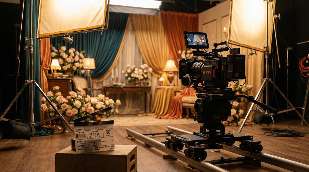 蜜桃传媒原创影视作品《光影之约》幕后制作传媒教程